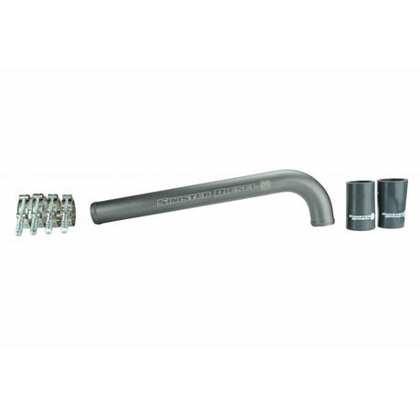 *Discontinued* 2003-2018 Cummins Radiator Pipe (SD-5.9CRP03-GRY)-Radiator Pipe-Sinister-Dirty Diesel Customs