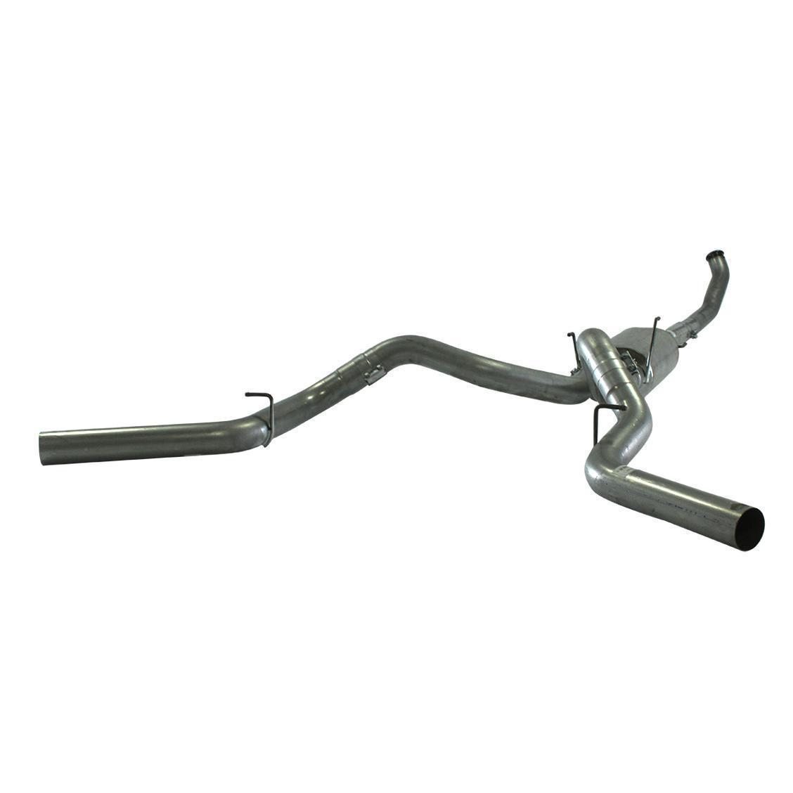*Discontinued* 2003.5-2004 Powerstroke 4" Cat Back Dual Exhaust System w/ Muffler (FLO-706)-Cat Back Exhaust System-Flo-Pro-Dirty Diesel Customs