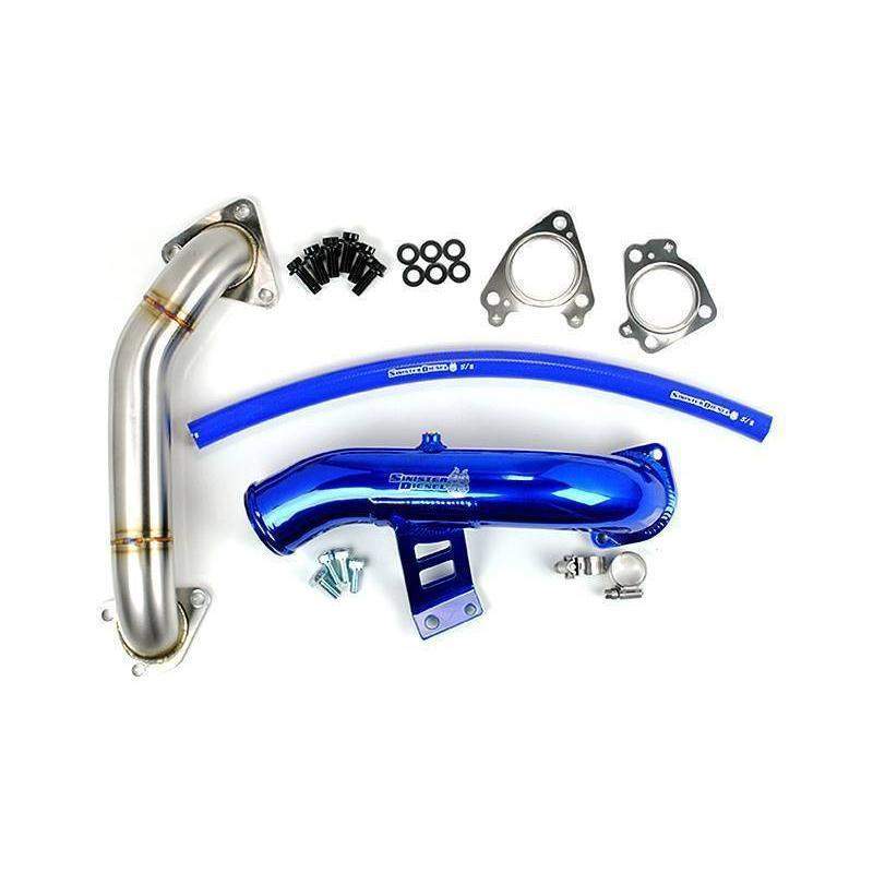 *Discontinued* 2004.5-2005 Duramax LLY EGR Delete Kit W/ High Flow Intake Tube & Passenger Up-Pipe (SD-EGRD-LLY-IE-UP)-EGR Delete-Sinister-SD-EGRD-LLY-IE-UP-Dirty Diesel Customs