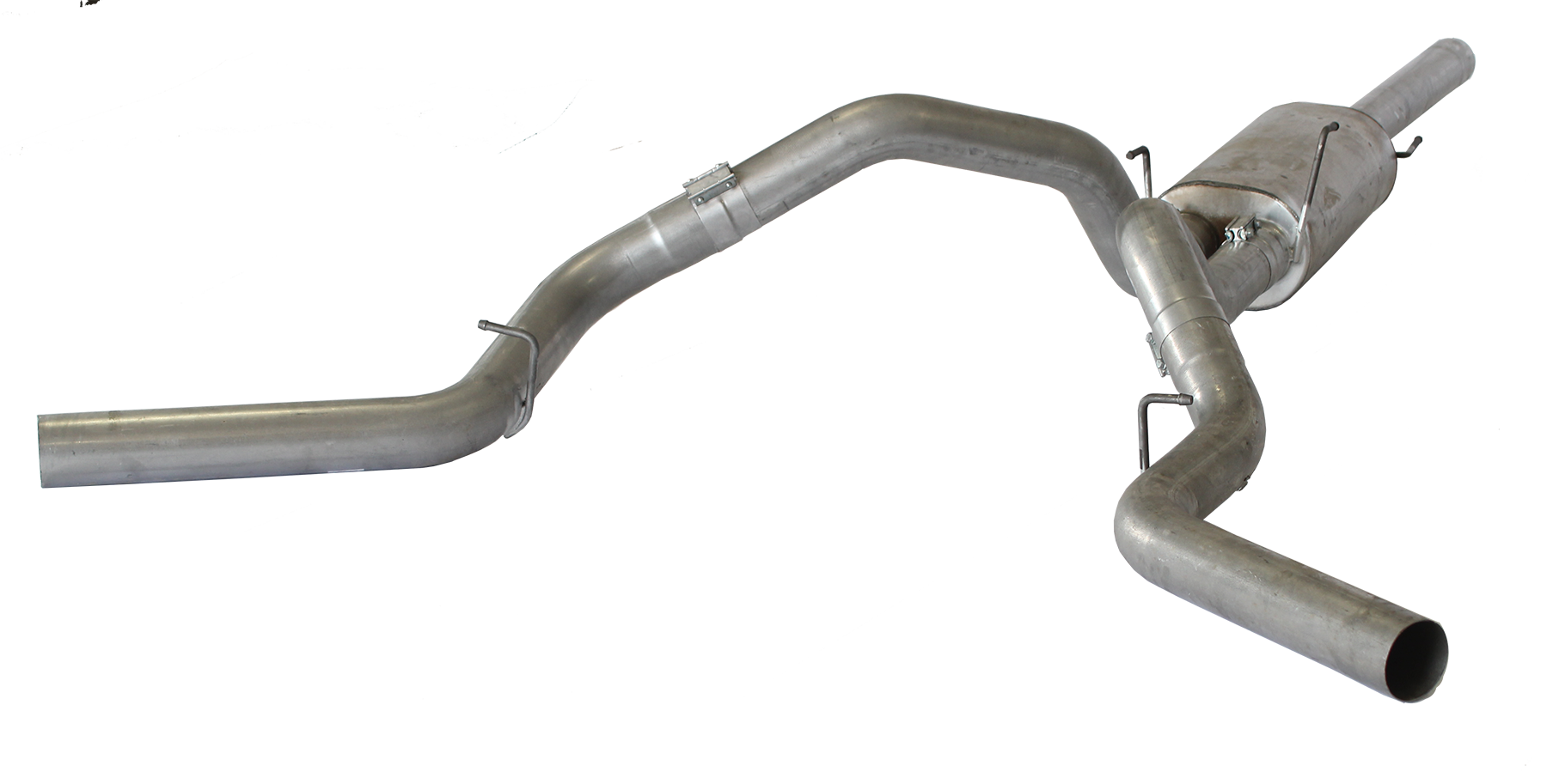 *Discontinued* 2004.5-2007 Cummins 4" Cat back Dual Exhaust (FLO-718)-Cat Back Exhaust System-Flo-Pro-FLO-718-Dirty Diesel Customs