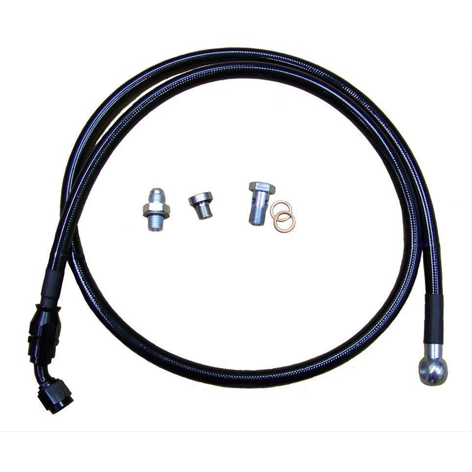 *Discontinued* 2004.5-2010 Duramax Factory Style Garrett VNT Turbo Remote Oil Feed Line Kit (FPE-DTFL-VNT)-Oil Feed Lines-Fleece Performance-Dirty Diesel Customs
