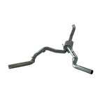 *Discontinued* 2005-2007 Powerstroke 4" Cat Back Dual Exhaust (FLO 715)-Cat Back Exhaust System-Flo-Pro-Dirty Diesel Customs