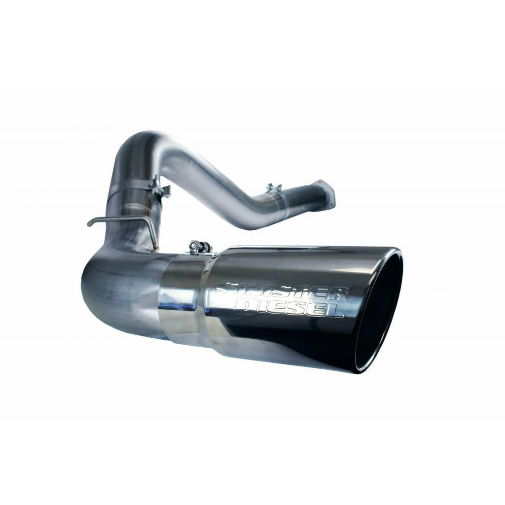 *Discontinued* 2007-2010 Duramax 5" SS Filter Back Exhaust System - No Muffler (SD-6.6EX07)-Filter Back Exhaust System-Sinister-Dirty Diesel Customs