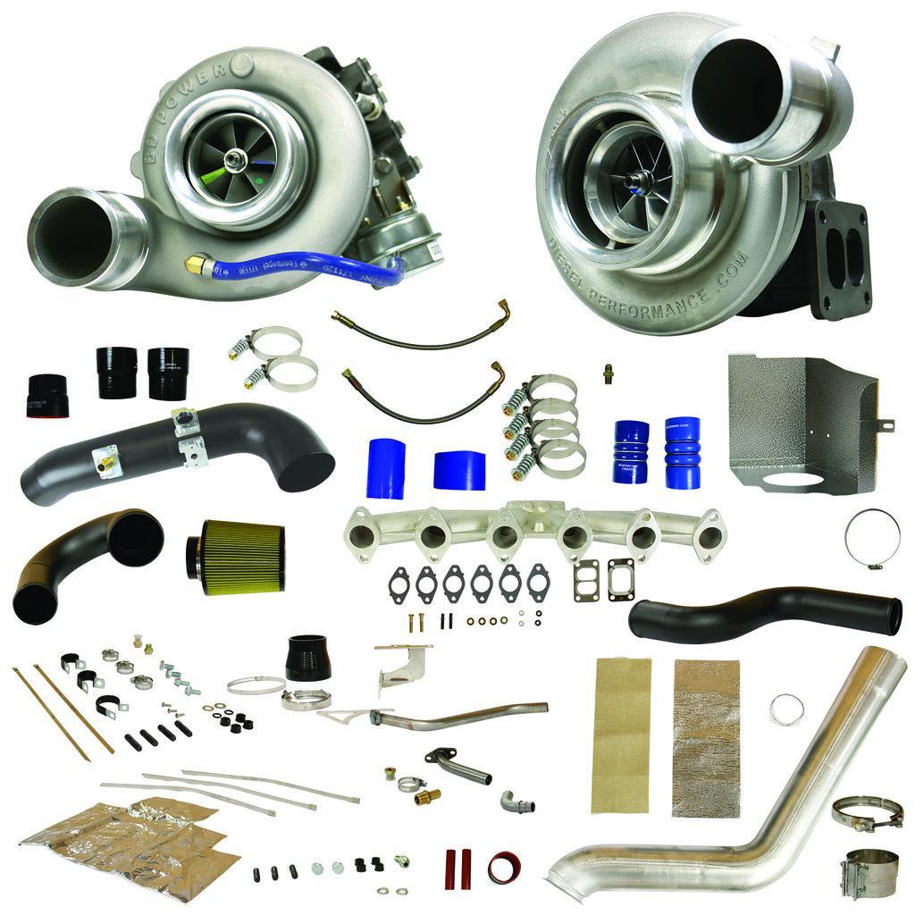 *Discontinued* 2007.5-2009 Cummins RT800 TrackMaster Twin Turbo Kit (1045482)-Turbo Kit-BD Diesel-Dirty Diesel Customs