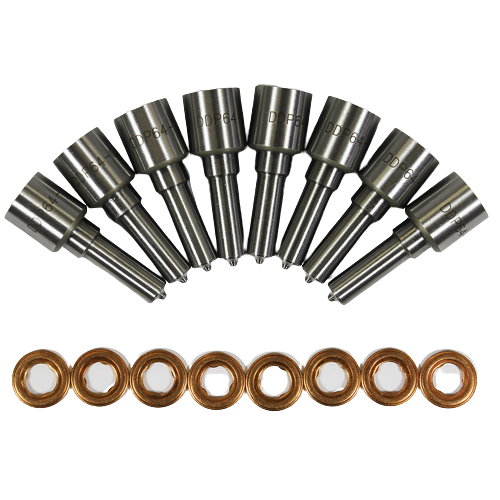 *Discontinued* 2008-2010 Powerstroke Nozzle Set 60% Over (80 Pieces) (DDP.NOZ-FD64-60-80)-Performance Nozzles-Dynomite Diesel-DDP.NOZ-FD64-60-80-Dirty Diesel Customs