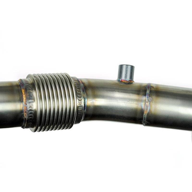 *Discontinued* 2008-2010 Powerstroke Raw Up-Pipes w/ EGR Provision (SD-UPPIPE-6.4-EGR)-Up-Pipes-Sinister-Dirty Diesel Customs