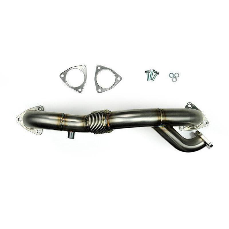 *Discontinued* 2008-2010 Powerstroke Raw Up-Pipes w/ EGR Provision (SD-UPPIPE-6.4-EGR)-Up-Pipes-Sinister-Dirty Diesel Customs