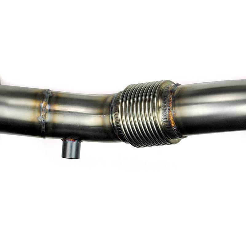 *Discontinued* 2008-2010 Powerstroke Raw Up-Pipes w/ EGR Provision (SD-UPPIPE-6.4-EGR)-Up-Pipes-Sinister-SD-UPPIPE-6.4-EGR-Dirty Diesel Customs