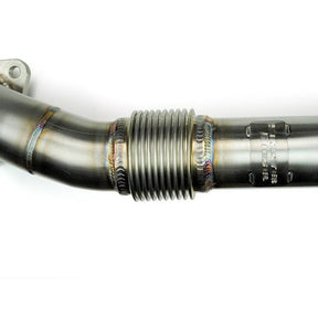 *Discontinued* 2008-2010 Powerstroke Raw Up-Pipes w/ EGR Provision (SD-UPPIPE-6.4-EGR)-Up-Pipes-Sinister-SD-UPPIPE-6.4-EGR-Dirty Diesel Customs