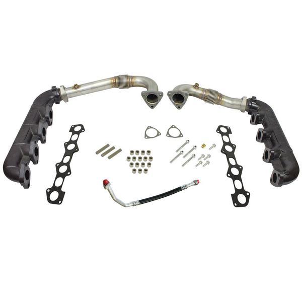 *Discontinued* 2008-2010 Powerstroke Up-Pipe & Exhaust Manifold Combo Kit (1041481)-Up-Pipes-BD Diesel-Dirty Diesel Customs