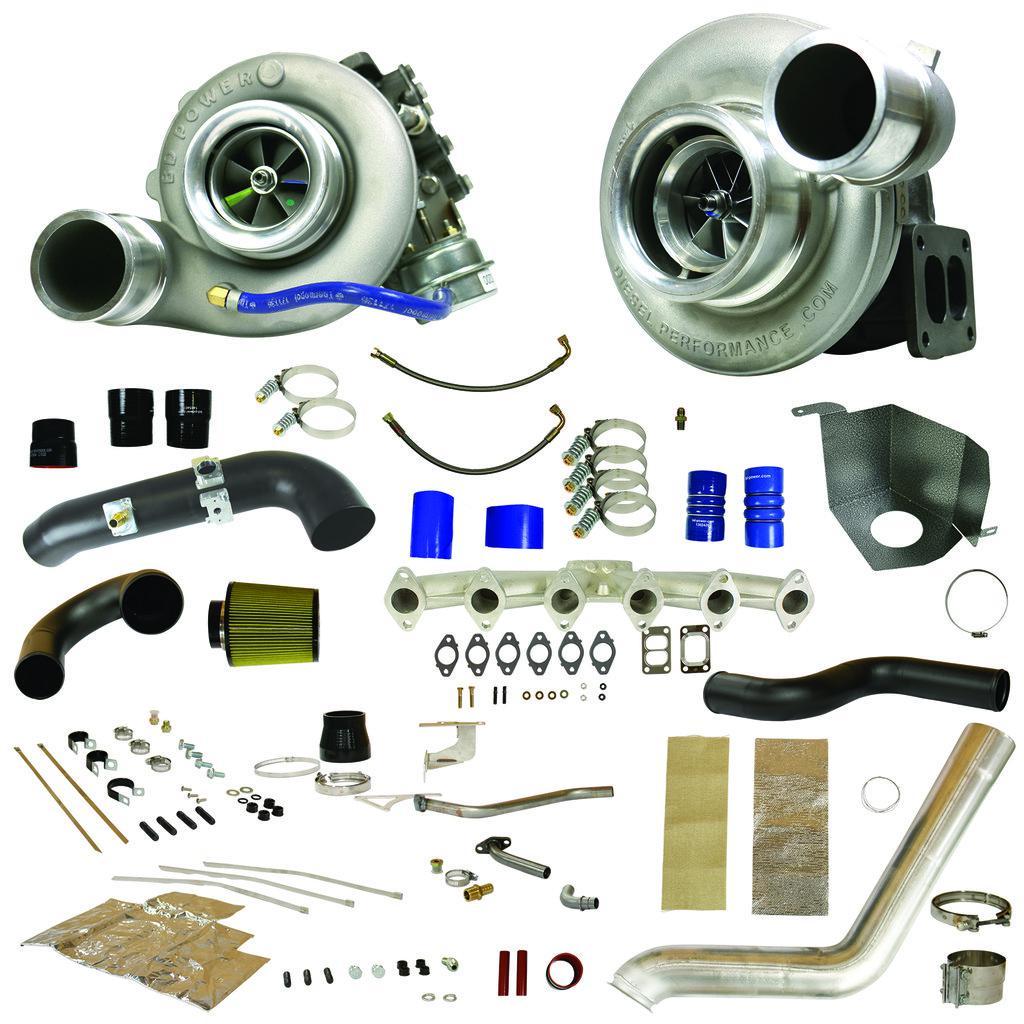 *Discontinued* 2010-2012 Cummins RT800 Track Master Twin Turbo Kit (1045483)-Turbo Kit-BD Diesel-Dirty Diesel Customs