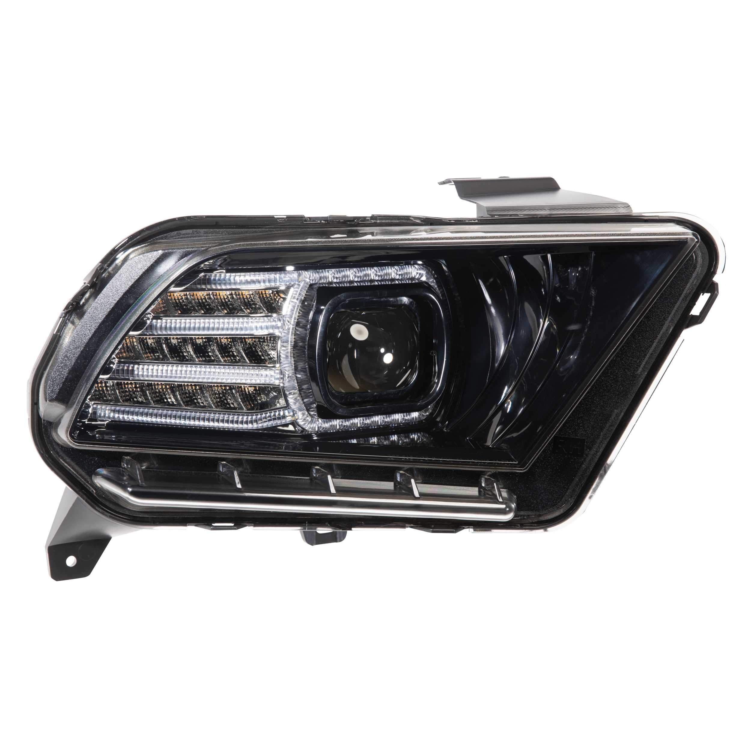 *Discontinued* 2010-2014 Ford Mustang XB LED Black Headlights (LF420)-Headlights-Morimoto-Dirty Diesel Customs