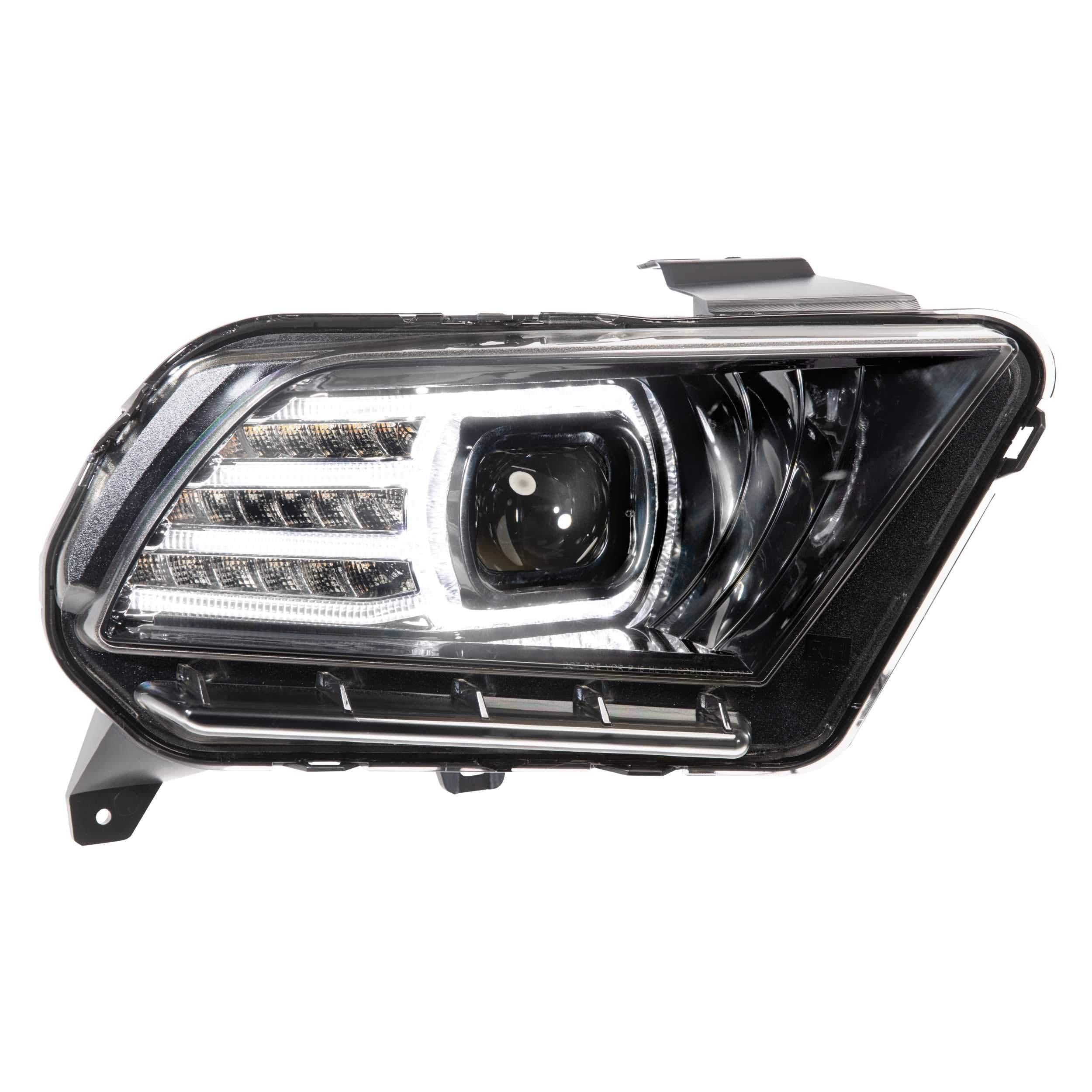 *Discontinued* 2010-2014 Ford Mustang XB LED Black Headlights (LF420)-Headlights-Morimoto-Dirty Diesel Customs