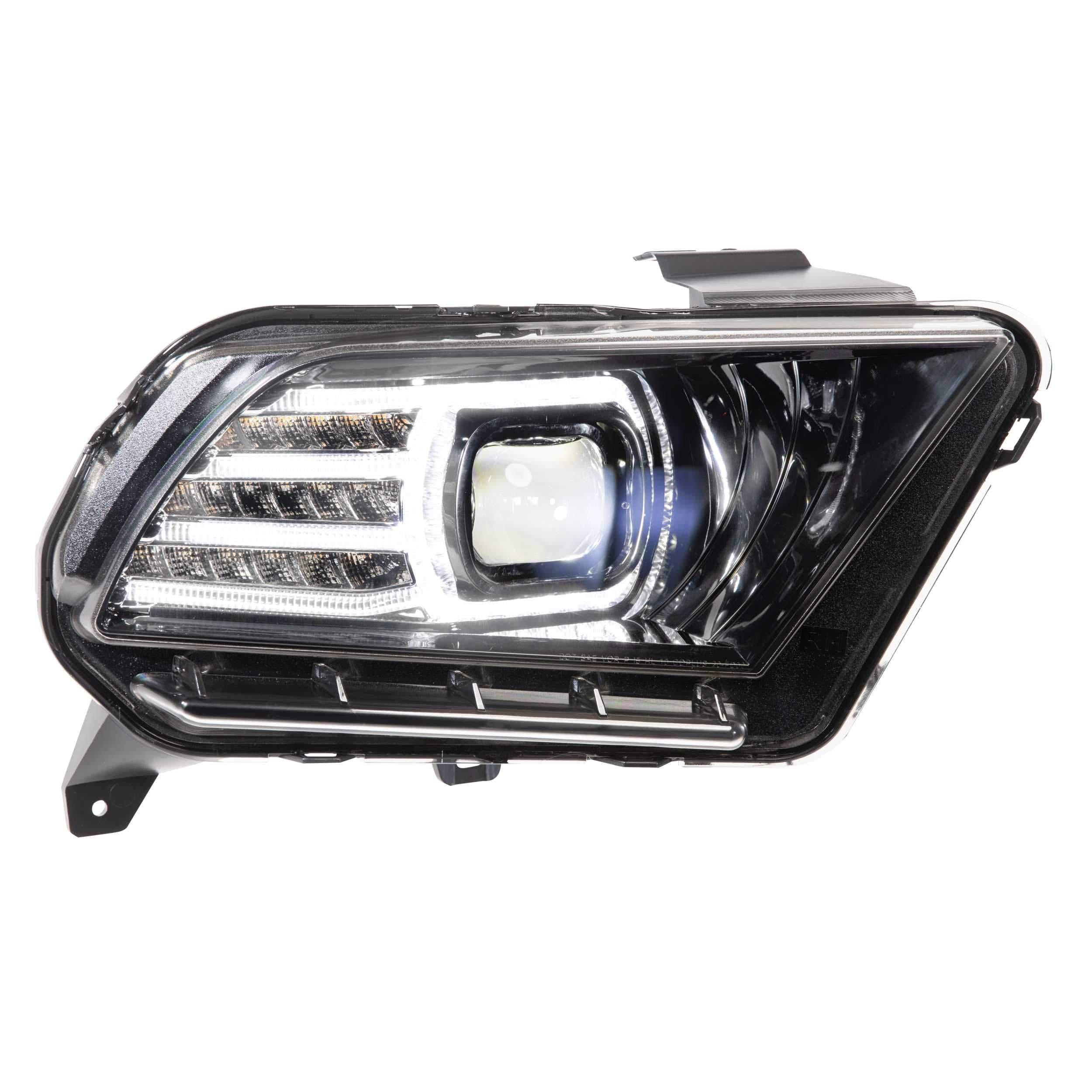 *Discontinued* 2010-2014 Ford Mustang XB LED Black Headlights (LF420)-Headlights-Morimoto-Dirty Diesel Customs