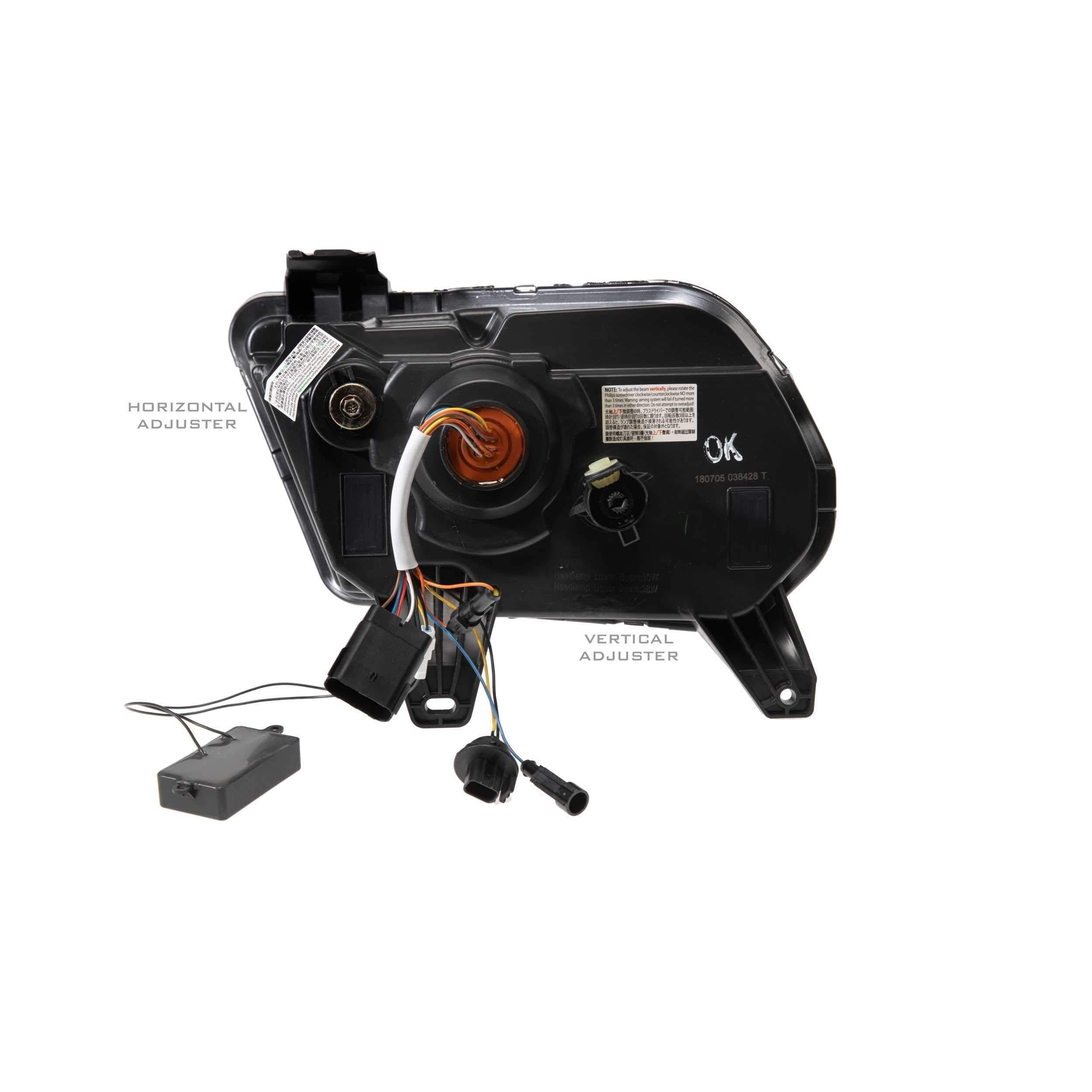 *Discontinued* 2010-2014 Ford Mustang XB LED Black Headlights (LF420)-Headlights-Morimoto-Dirty Diesel Customs