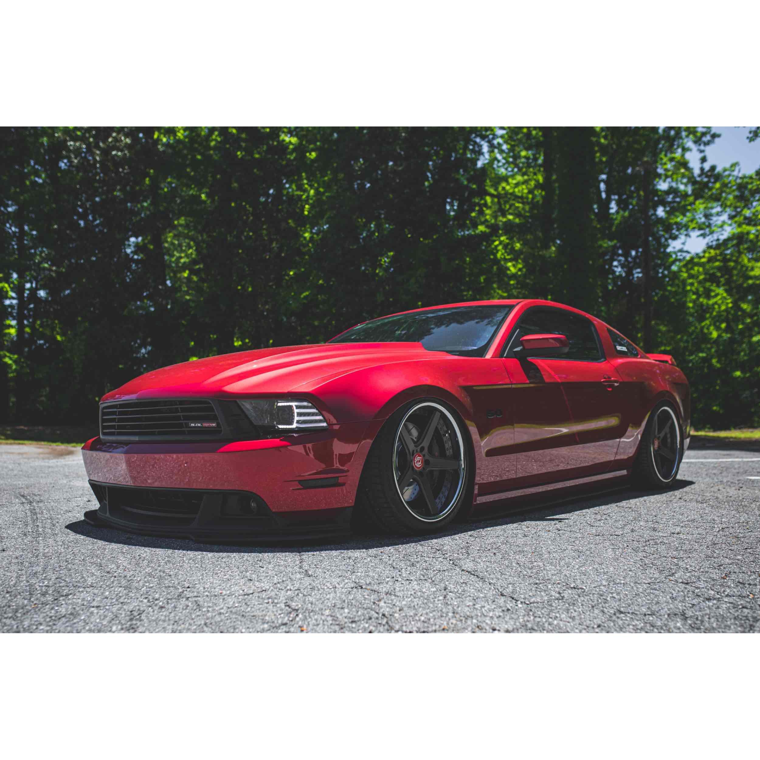 *Discontinued* 2010-2014 Ford Mustang XB LED Black Headlights (LF420)-Headlights-Morimoto-Dirty Diesel Customs