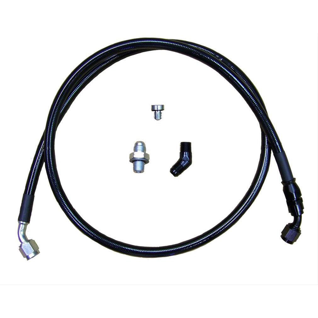 *Discontinued* 2011-2016 Duramax Remote Turbo Oil Feed Line Kit for 1/4 NPT Turbo Oil Inlet (FPE-DTFL-S3S4-LML)-Oil Feed Lines-Fleece Performance-Dirty Diesel Customs