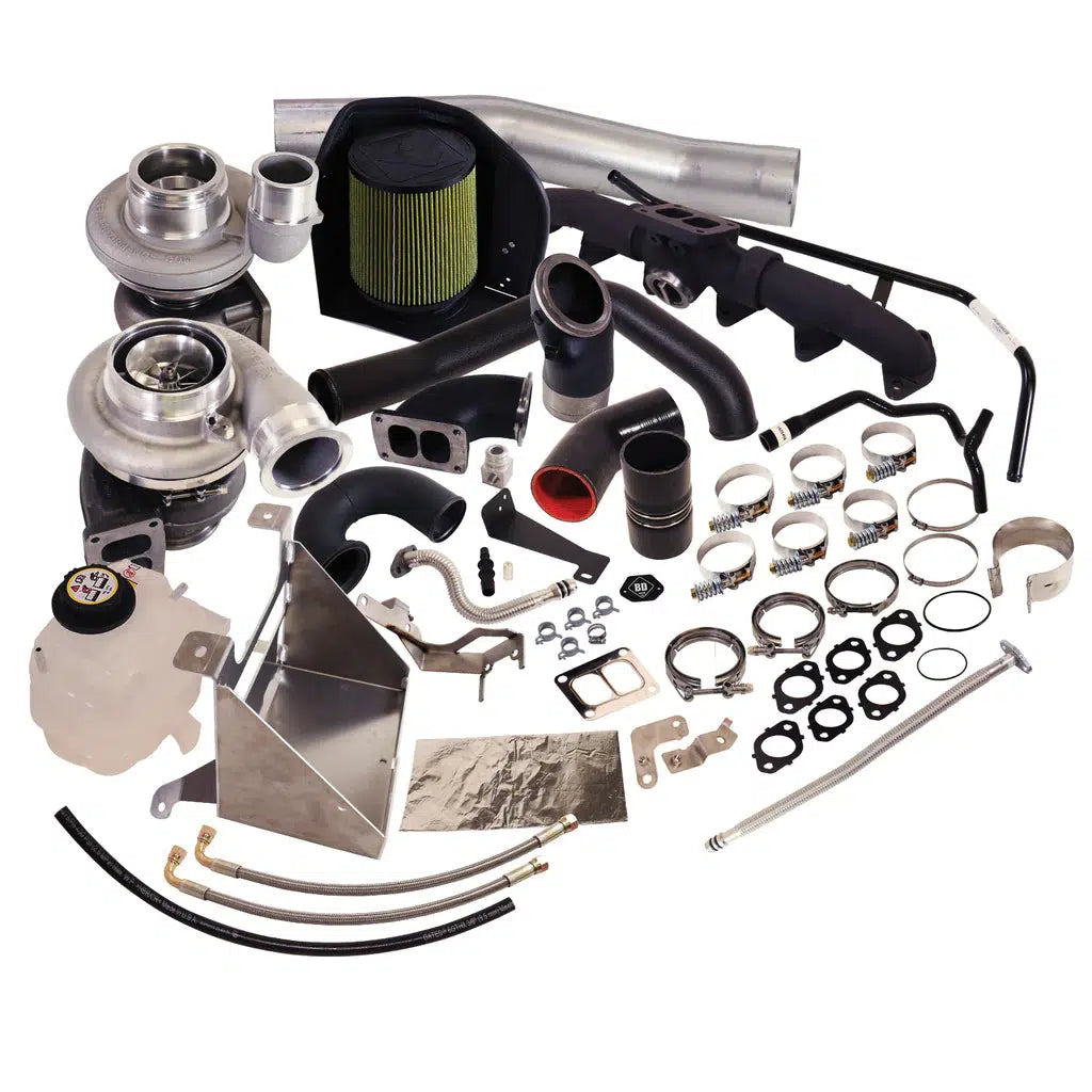 *Discontinued* 2013-2018 Cummins Cobra Twin Turbo Kit (104579x)-Turbo Install Kit-BD Diesel-Dirty Diesel Customs