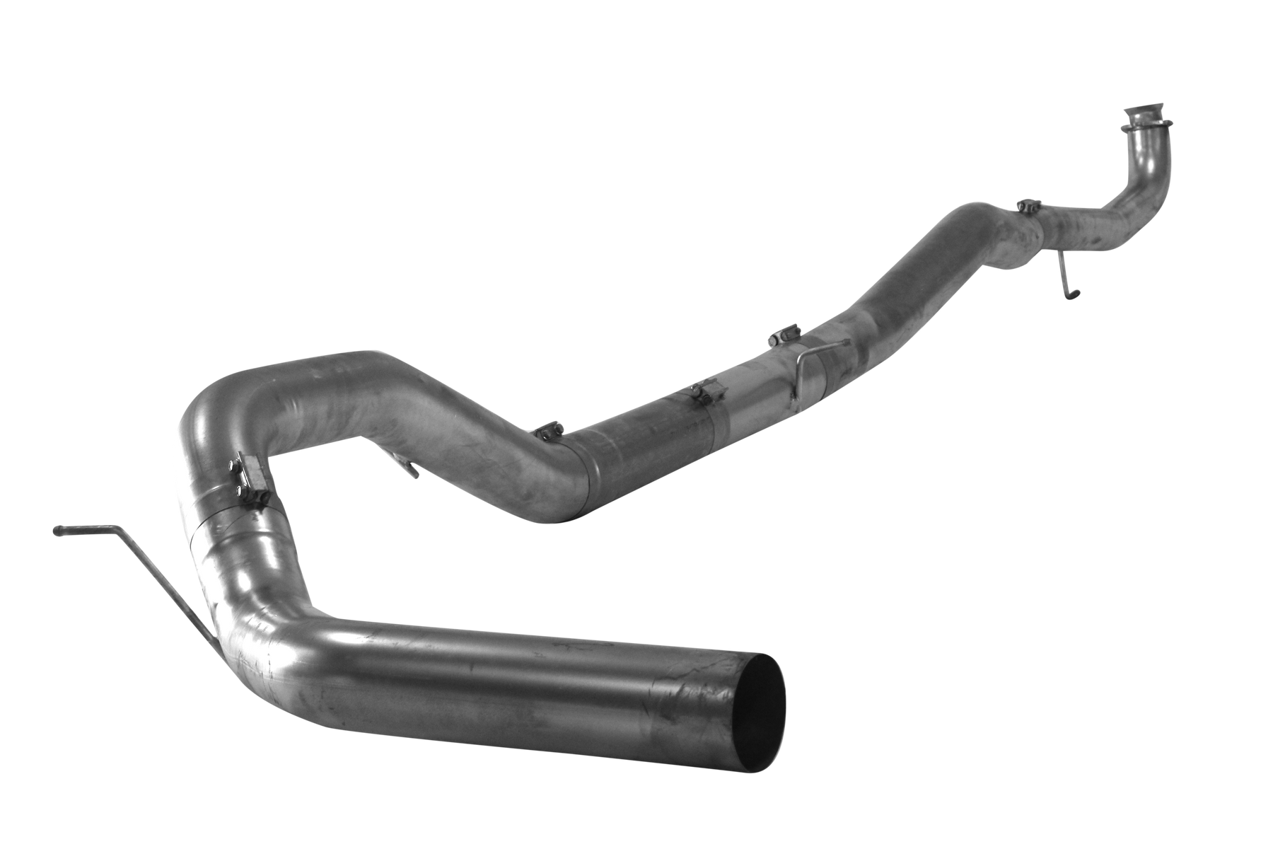 *Discontinued* 2017-2019 Duramax 5" C&C Downpipe Back Exhaust - No Muffler (FLO-687NM)-Downpipe Back Exhaust System-Flo-Pro-FLO-687NM-Dirty Diesel Customs