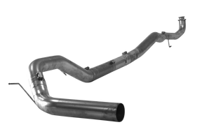 *Discontinued* 2017-2019 Duramax 5" C&C Downpipe Back Exhaust - No Muffler (FLO-687NM)-Downpipe Back Exhaust System-Flo-Pro-FLO-SS687NM-Dirty Diesel Customs
