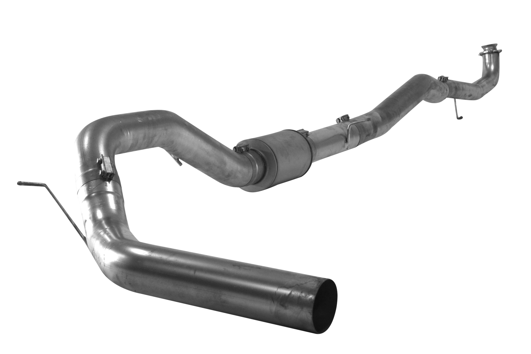 *Discontinued* 2017-2019 Duramax C&C 4" SS Downpipe Back Exhaust (FLO-SS887)-Downpipe Back Exhaust System-Flo-Pro-FLO-SS887-Dirty Diesel Customs