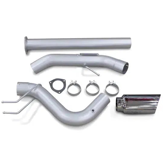 *Discontinued* 2017-2022 Powerstroke 4" SS Filter Back Exhaust - No Muffler (49794)-Filter Back Exhaust System-Banks Power-49794-Dirty Diesel Customs