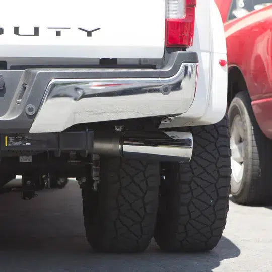*Discontinued* 2017-2022 Powerstroke 4" SS Filter Back Exhaust - No Muffler (49794)-Filter Back Exhaust System-Banks Power-Dirty Diesel Customs