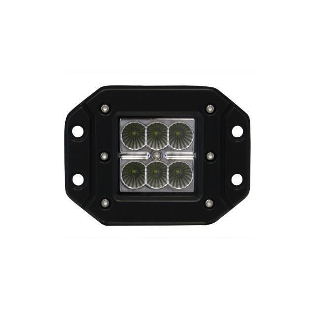 *Discontinued* 6Pack Flush Mount LED Driving Light (10-2004x)-Light Bar-Speed Demon-10-20044-Dirty Diesel Customs