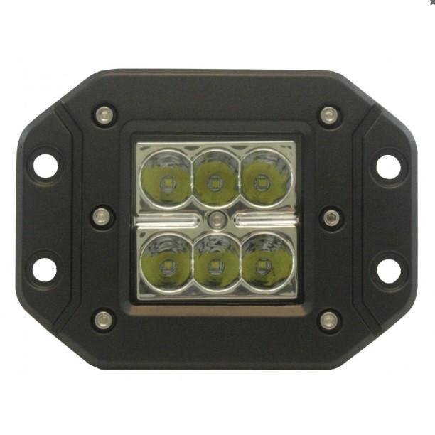 *Discontinued* 6Pack Flush Mount LED Driving Light (10-2004x)-Light Bar-Speed Demon-10-20045-Dirty Diesel Customs