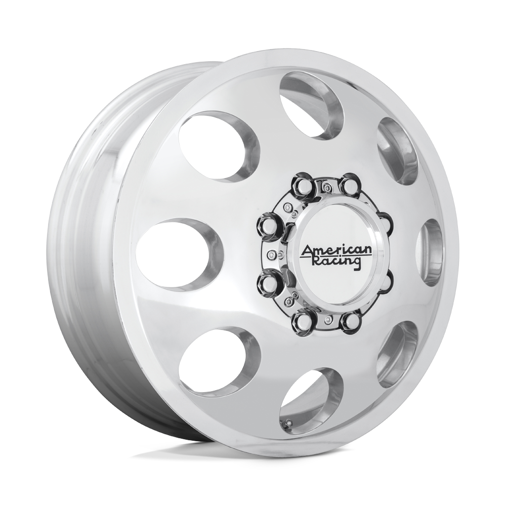 *Discontinued* American Racing Front AR204 BAJA DUALLY - Polished-Wheels-American Racing-AR204660801111-Dirty Diesel Customs