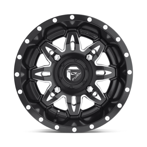 *Discontinued* Fuel UTV D567 LETHAL - Matte Black Milled-Wheels-Fuel-Dirty Diesel Customs
