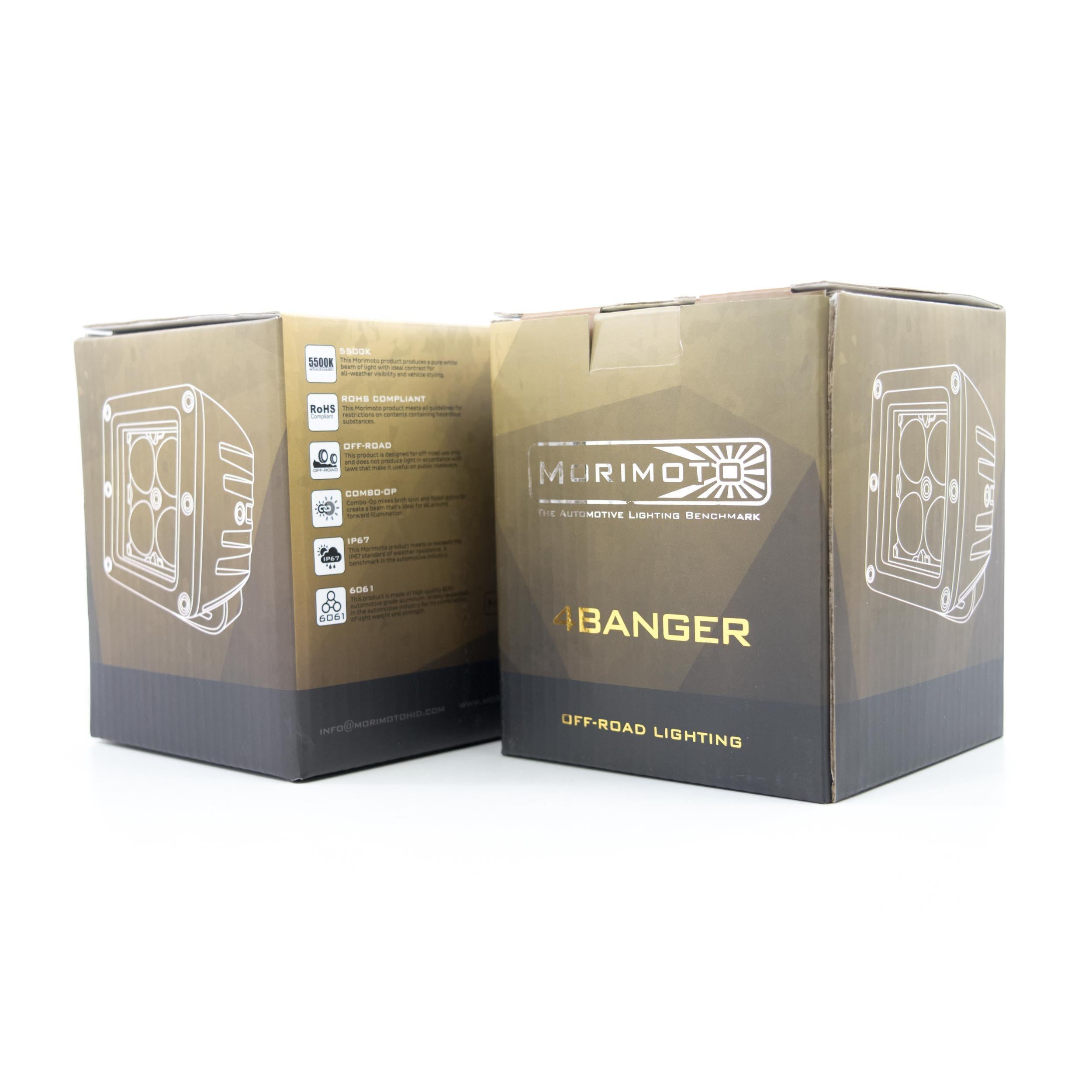 *Discontinued* Universal 4Banger LED Cube Light (XT20)-Work Lights-Morimoto-Dirty Diesel Customs