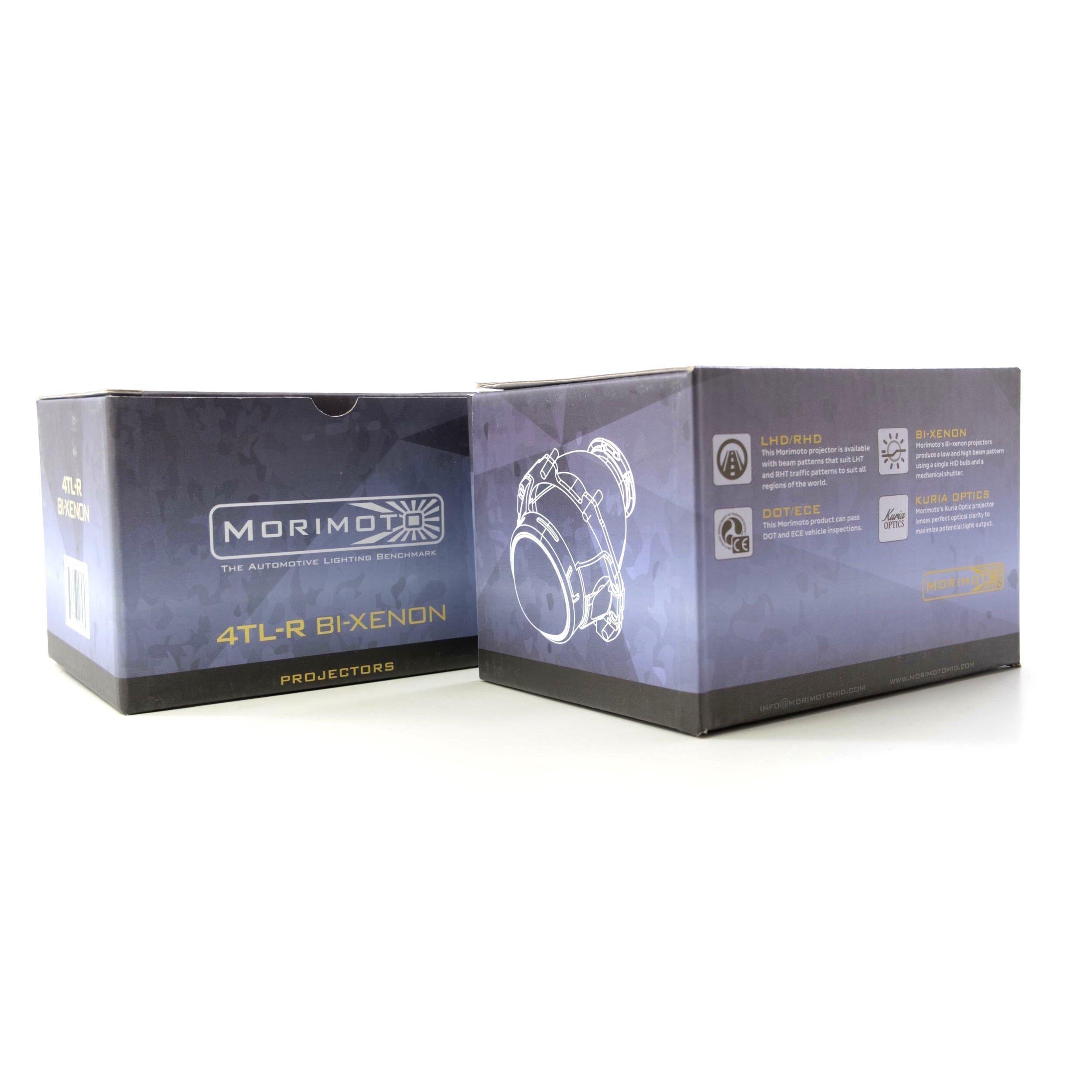 *Discontinued* Universal Individual Bi-Xenon LHD 4TL-R Projectors (PR120)-Projectors-Morimoto-Dirty Diesel Customs