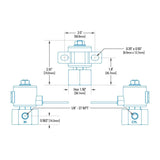 Exhaust Brake Solenoid 24 VDC (Pneumatic) 3-Way, 2-Position (C11979)-Exhaust Brake Accessory-PACBRAKE-Dirty Diesel Customs