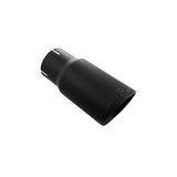 PPE 304 stainless exhaust turn-out pipe, black ceramic finish, 2024-2026 L5P Duramax