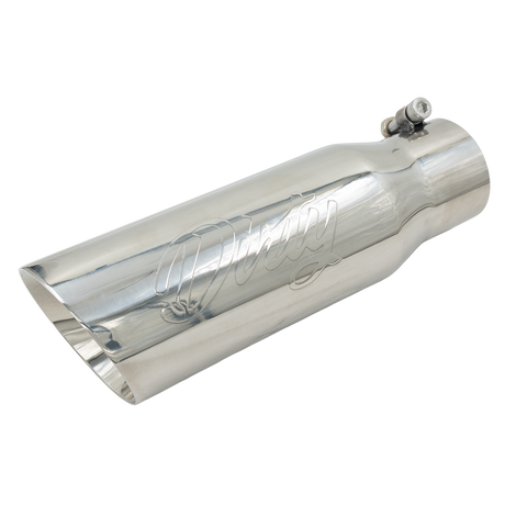 Universal 3 to 4" Dirty Stainless Exhaust Tip (DDC-EXH-A215)-Exhaust Tips-Dirty Diesel Customs-Dirty Diesel Customs