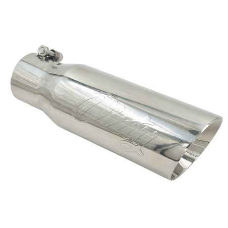 Universal 3 to 4" Dirty Stainless Exhaust Tip (DDC-EXH-A215)-Exhaust Tips-Dirty Diesel Customs-Dirty Diesel Customs