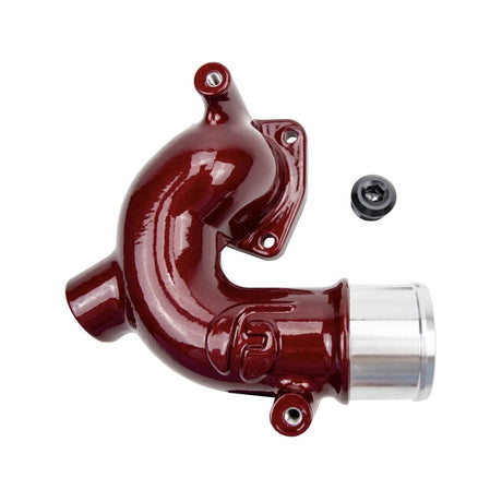 2019-2024 Cummins WCFab X Fleece Thermostat Housing (WCF100169)-Thermostat Housing-Wehrli Custom Fabrication-WCF100169-RED-Dirty Diesel Customs