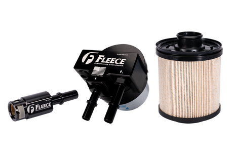 2011-2016 Powerstroke Fuel Filter Upgrade Kit w/ Injector Return Fitting (FPE-FMC-1116-FF-KIT)