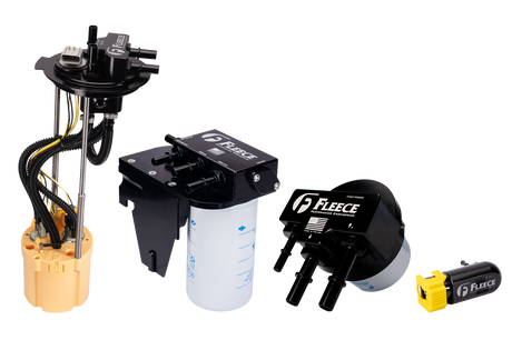 2017-2024 Powerstroke Long Bed Complete Fuel System Upgrade Kit w/ PowerFlo Lift Pump (FPE-PF-FMC-1724-LB-CFS)