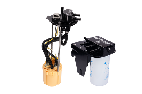 2017-2024 Powerstroke Long Bed PowerFlo Lift Pump w/ Under Bed Filter Kit (FPE-PF-FMC-1724-LB-KIT)