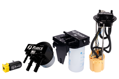 2017-2024 Powerstroke Short Bed Complete Fuel System Upgrade Kit w/ PowerFlo Lift Pump (FPE-PF-FMC-1724-SB-CFS)