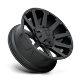 Fuel 1PC D437 CONTRA - Satin Black-Wheels-Fuel-Dirty Diesel Customs