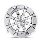 Fuel 1PC D536 MAVERICK - Chrome Plated-Wheels-Fuel-Dirty Diesel Customs