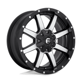 Fuel 1PC D537 MAVERICK - Matte Black Machined-Wheels-Fuel-Dirty Diesel Customs