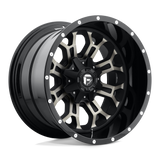 Fuel 1PC D561 CRUSH - Gloss Machined Double Dark Tint-Wheels-Fuel-D56117902645-Dirty Diesel Customs