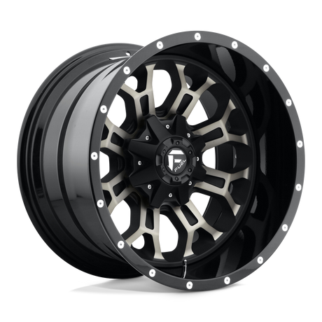 Fuel 1PC D561 CRUSH - Gloss Machined Double Dark Tint-Wheels-Fuel-D56117902645-Dirty Diesel Customs