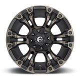 Fuel 1PC D569 VAPOR - Matte Black Double Dark Tint-Wheels-Fuel-Dirty Diesel Customs