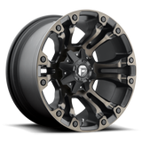 Fuel 1PC D569 VAPOR - Matte Black Double Dark Tint-Wheels-Fuel-D56917002647-Dirty Diesel Customs