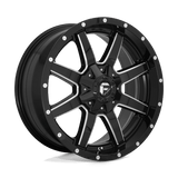 Fuel 1PC D610 MAVERICK - Gloss Black Milled-Wheels-Fuel-Dirty Diesel Customs